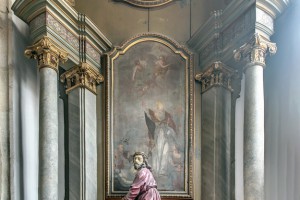 Ołtarz w tradycjach barokowych z I poł. XIX w.