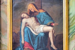 Ołtarz z obrazem Matki Bożej Bolesnej